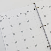 Undated Sunday Start Printable Planner