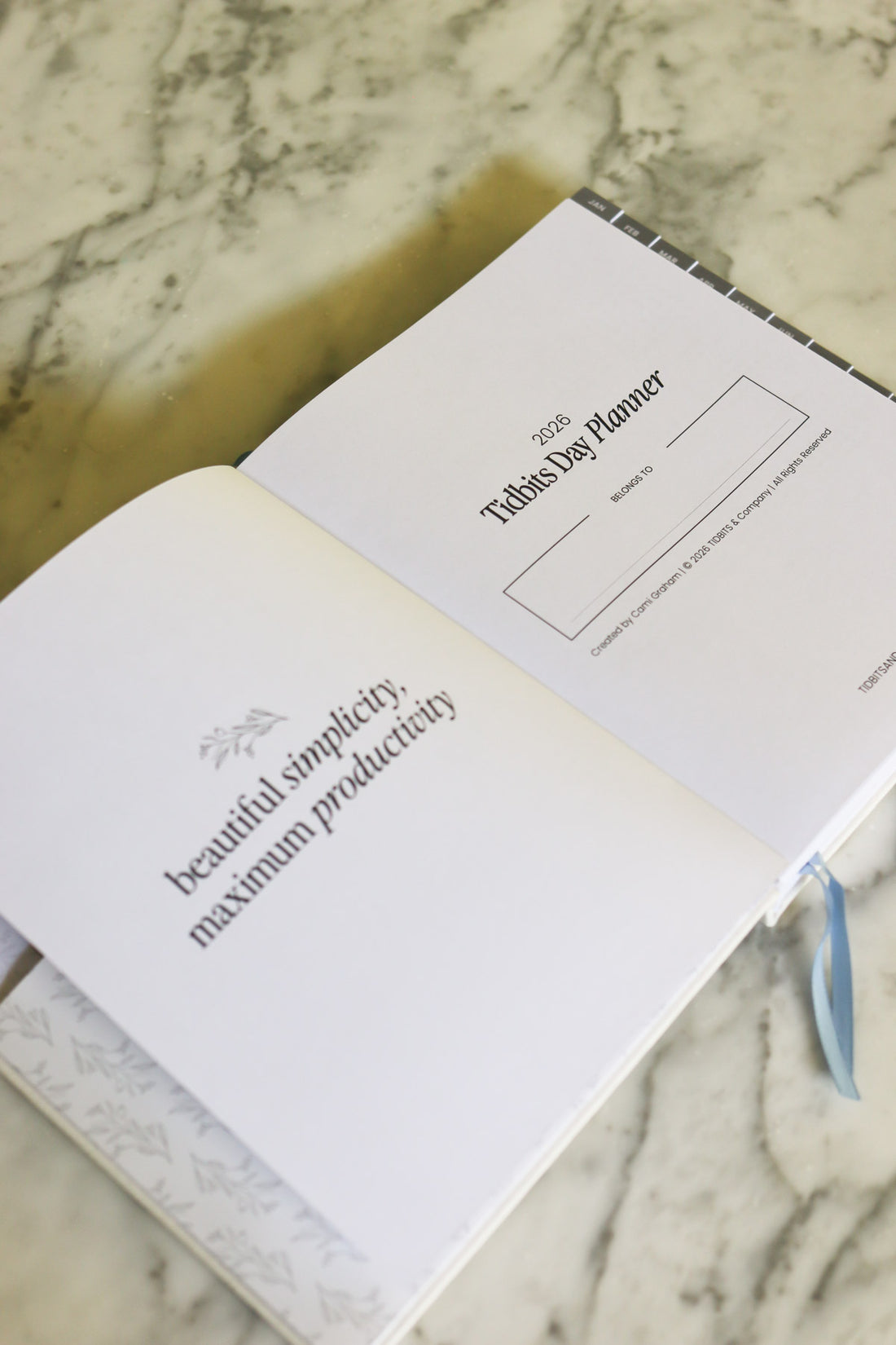 2026 TIDBITS Day Planner