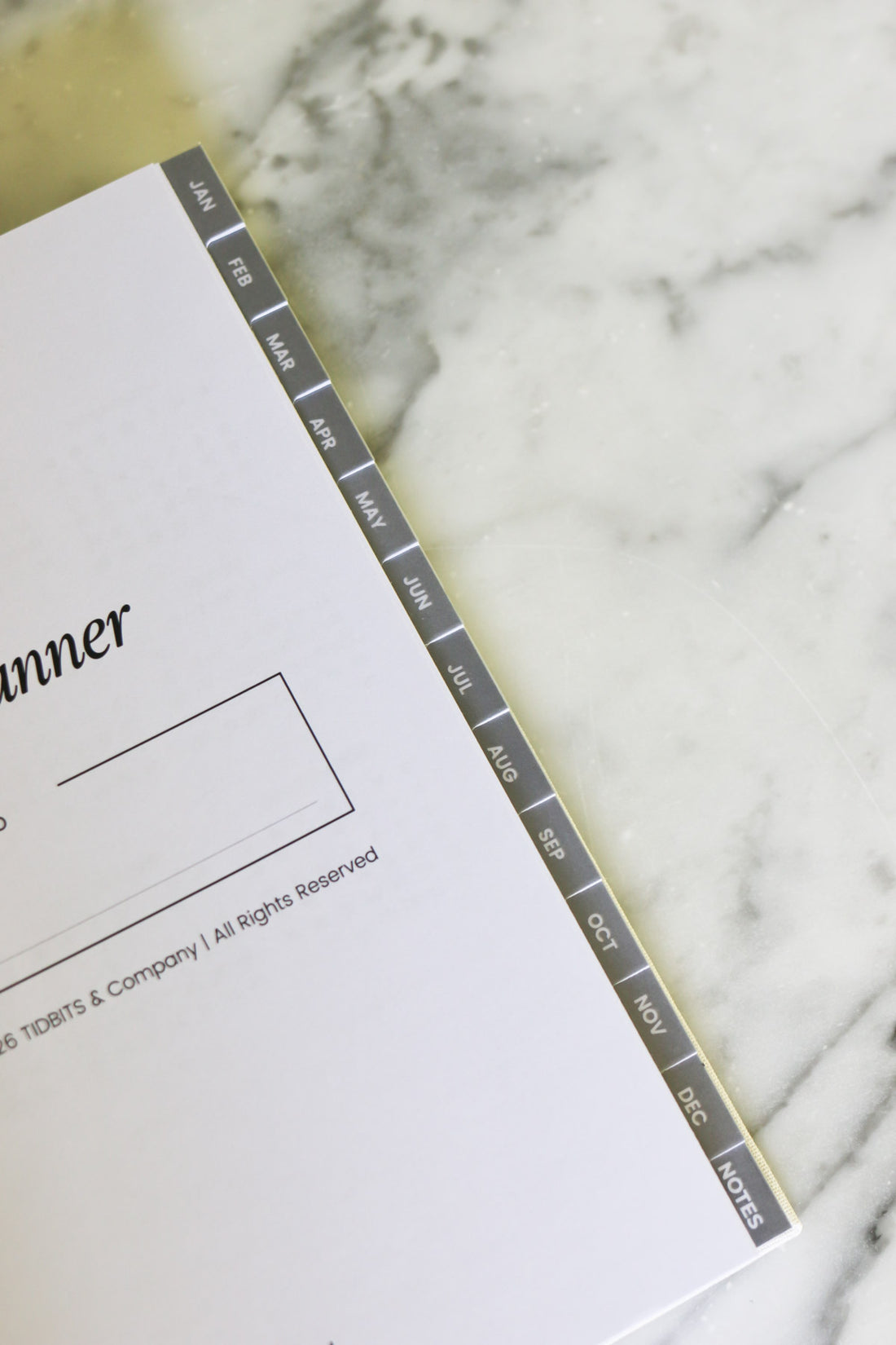 2026 TIDBITS Day Planner