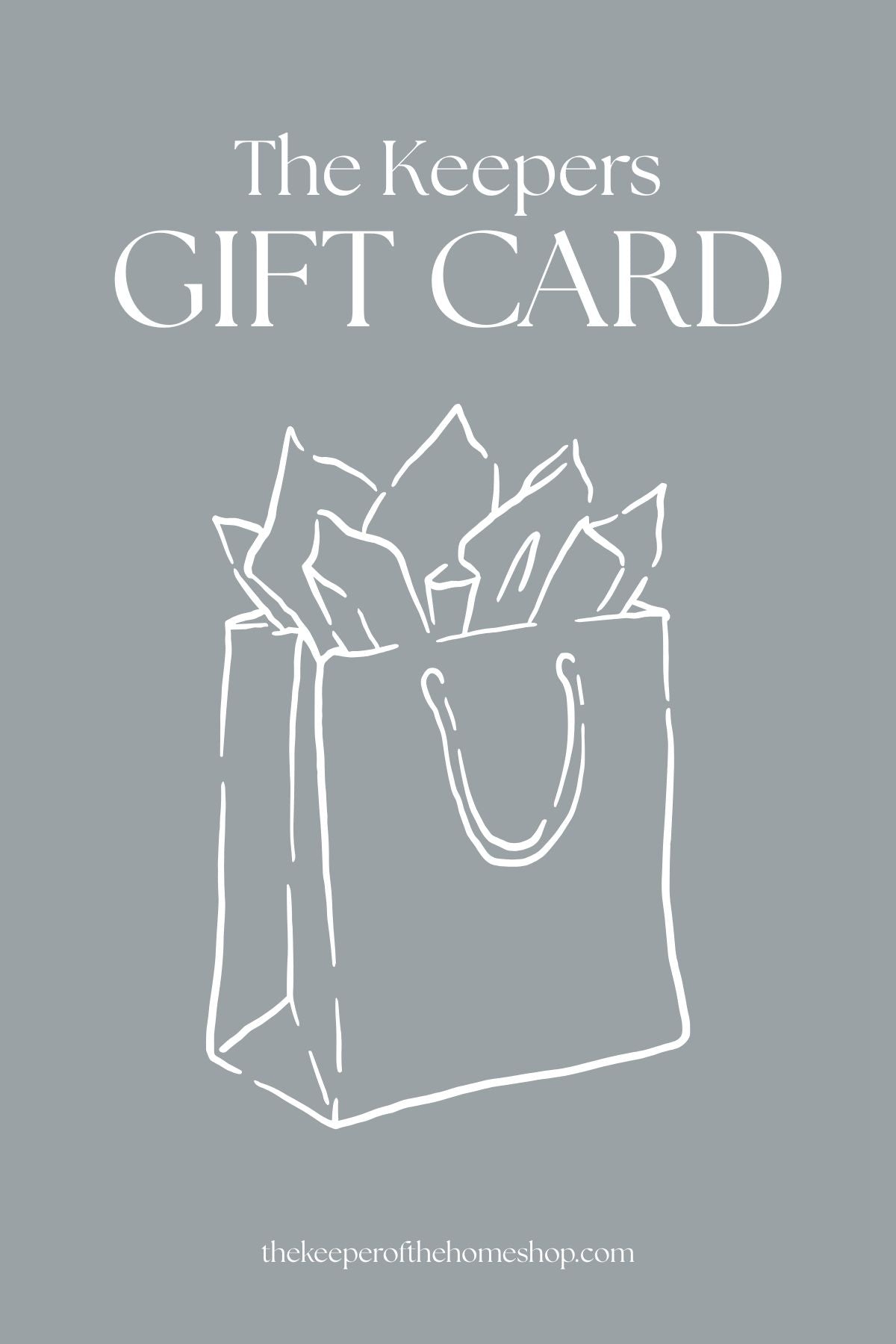 The Keeper of the Home Gift card