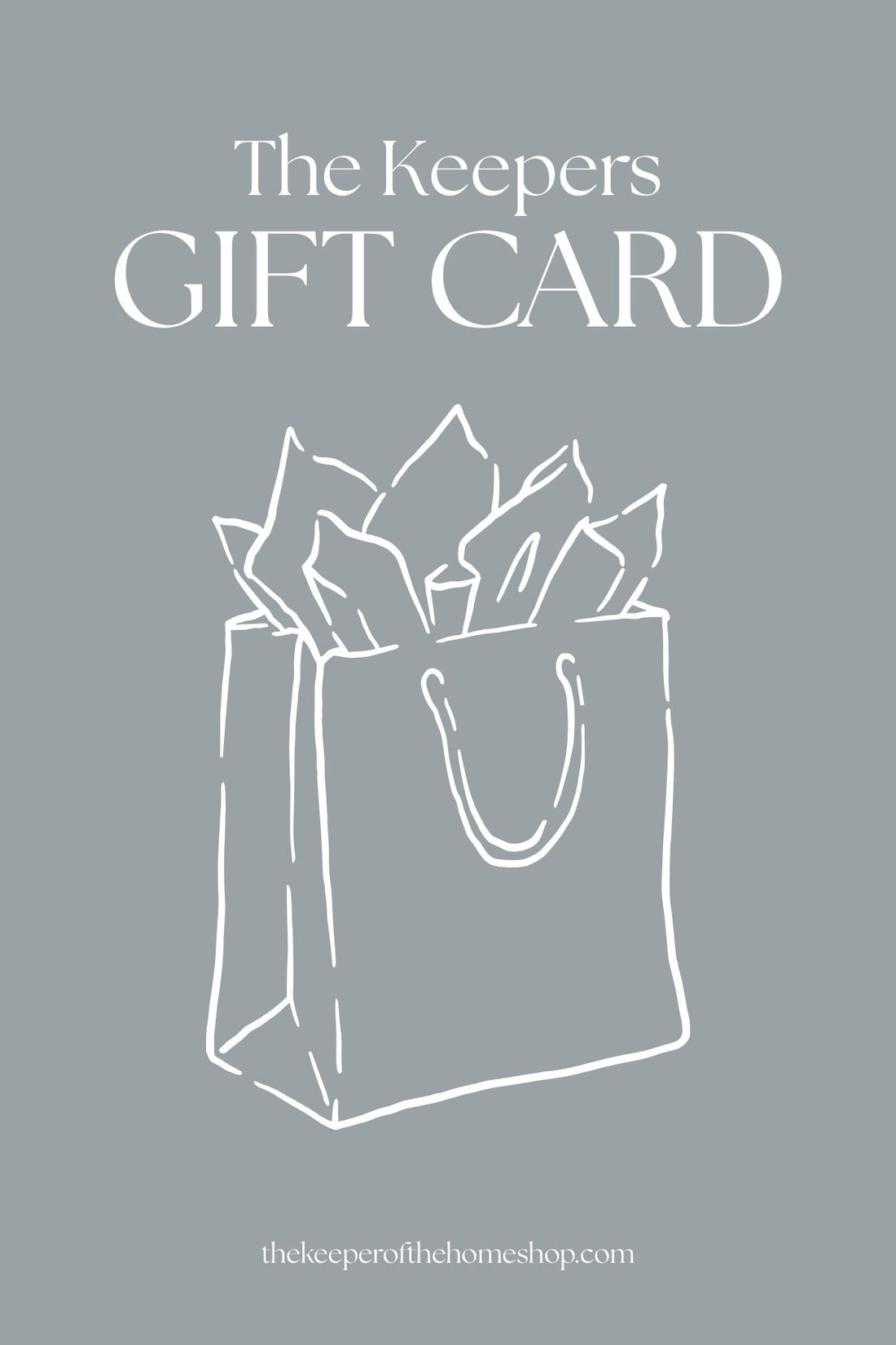 The Keeper of the Home Gift card