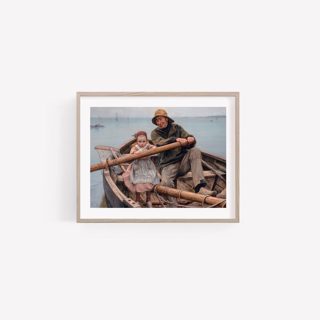 Vintage Art Print | Helping Hand
