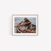 Vintage Art Print | Helping Hand
