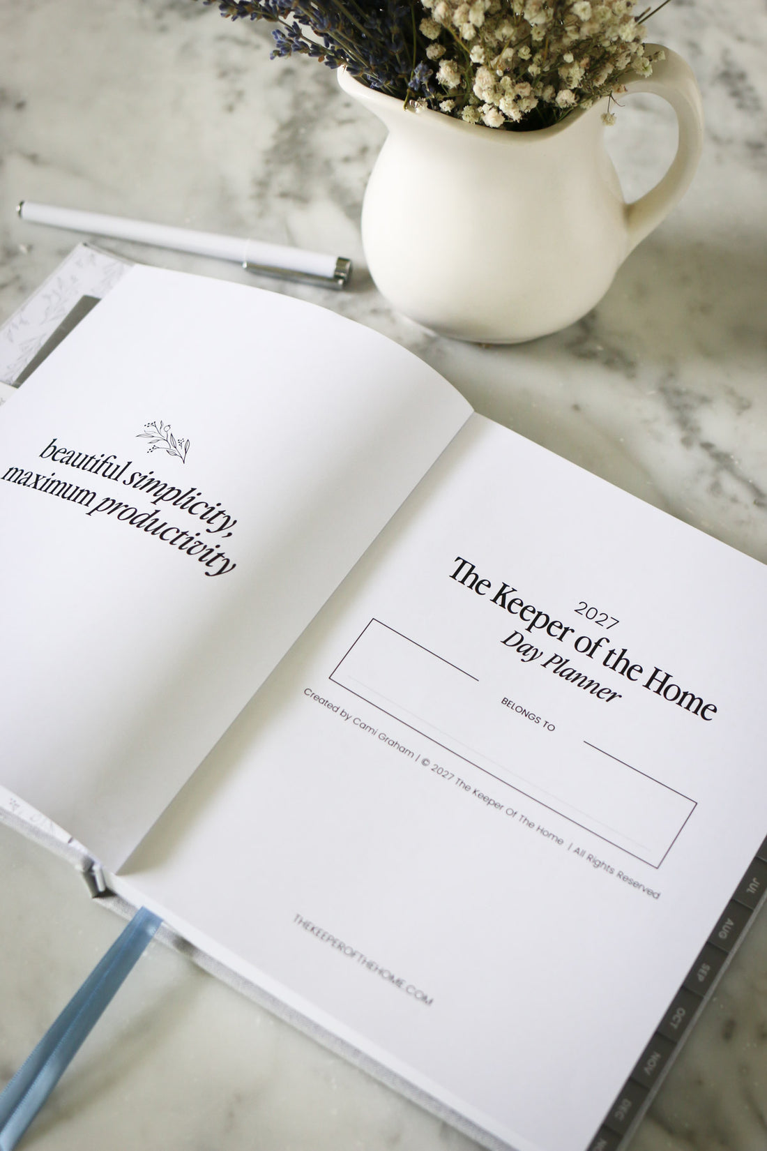 2027 Keeper of the Home Day Planner