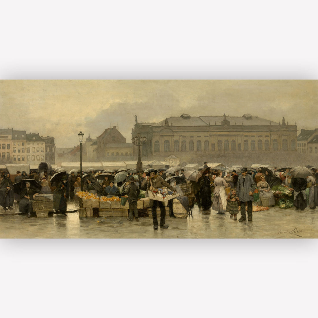 Vintage Art Print | To Market, To Market