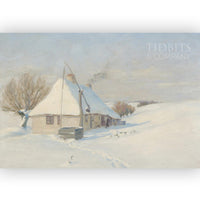 Vintage Art Print | Brave the Cold