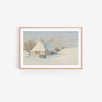 Vintage Art Print | Brave the Cold