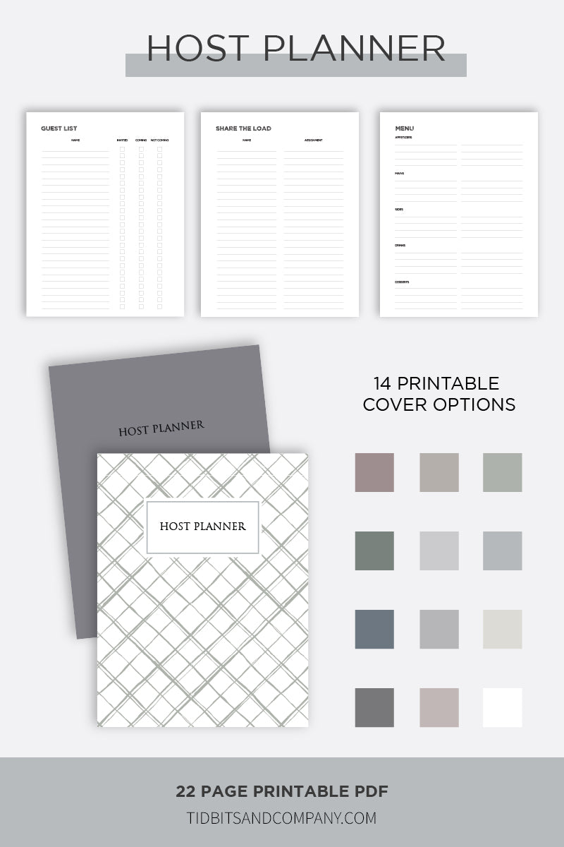 The Host Planner Printable