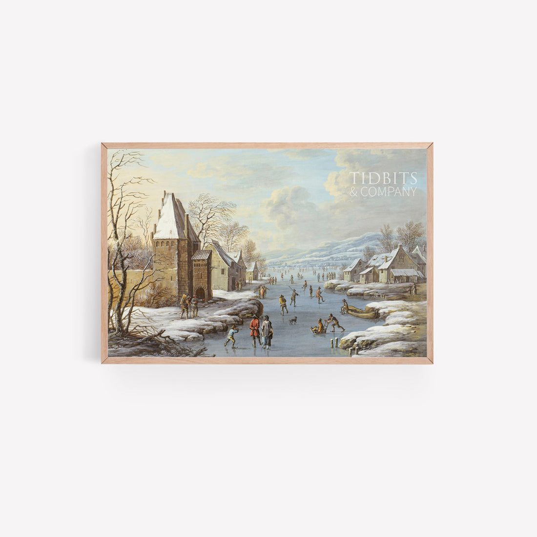 Vintage Art Print | Ice Village
