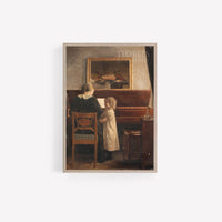 Vintage Art Print | Safe and Warm