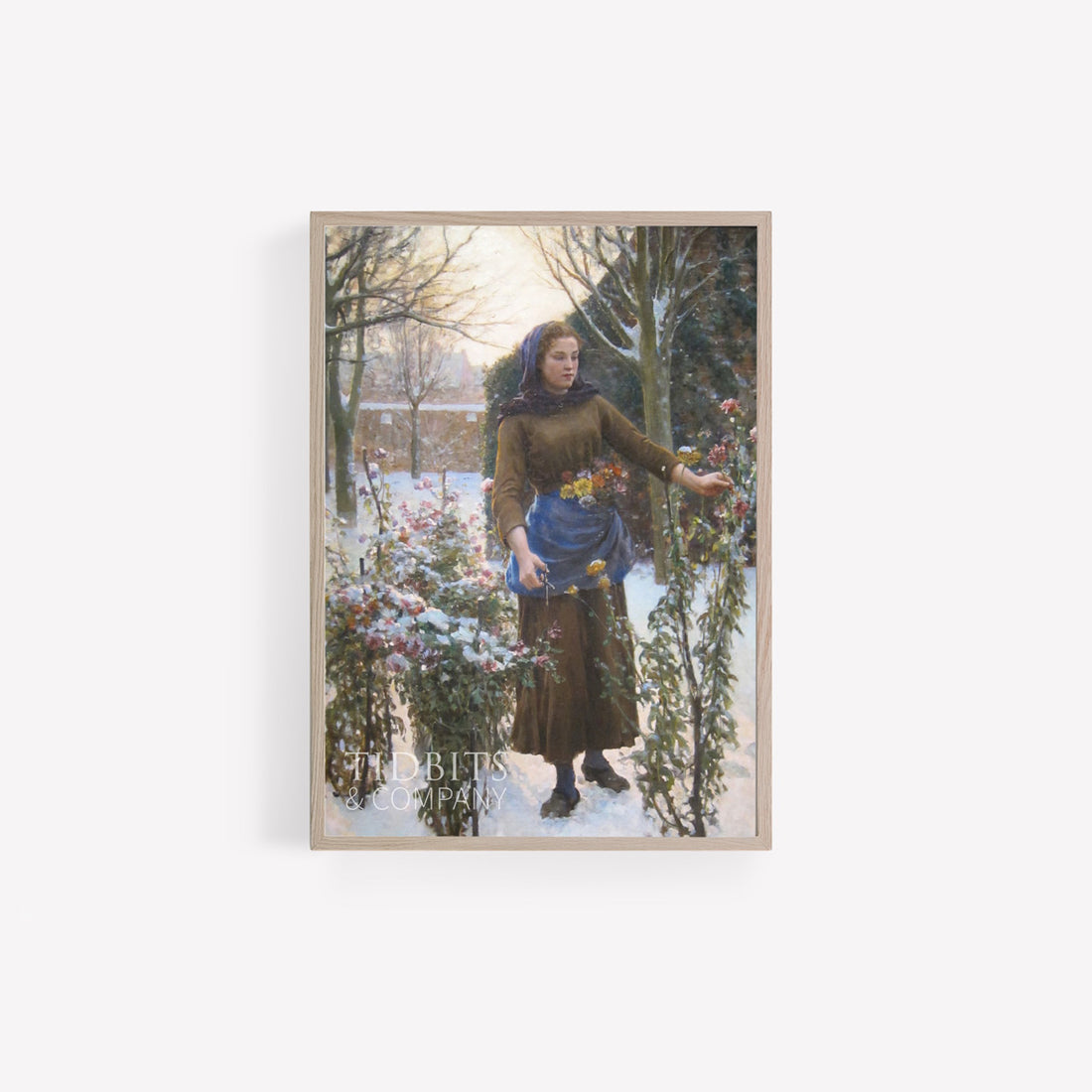 Vintage Art Print | The Last Flowers