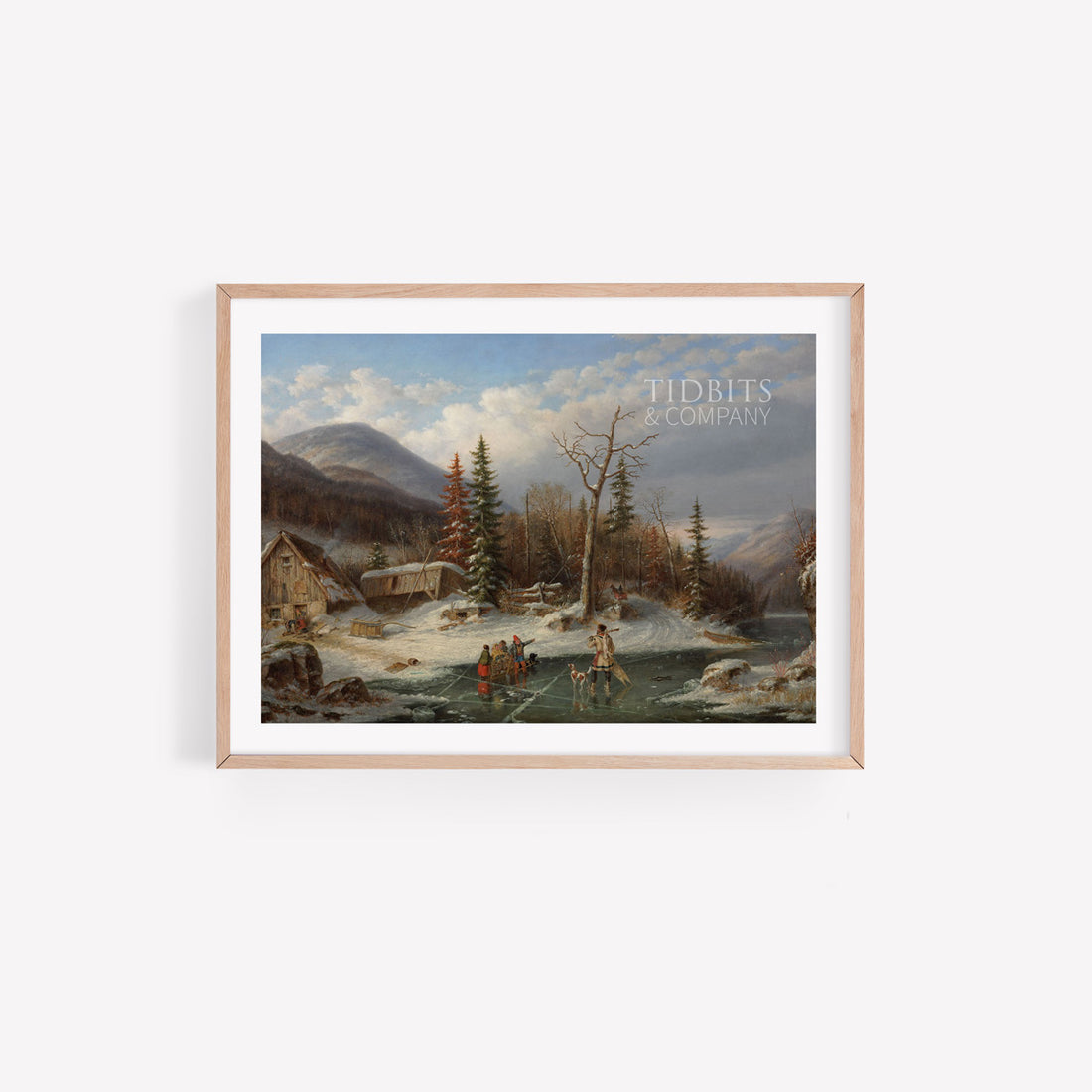 Vintage Art Print | Winter Forage