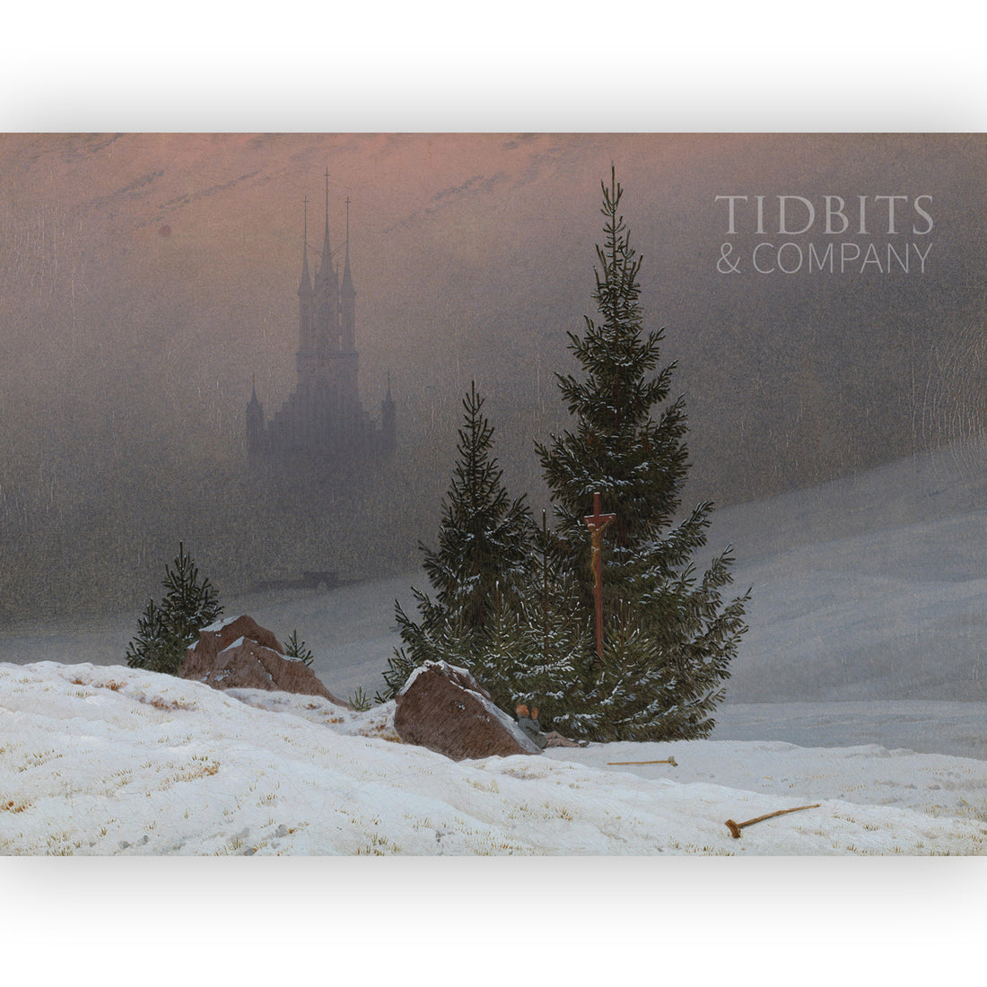 Vintage Art Print | Winter Worship