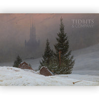 Vintage Art Print | Winter Worship