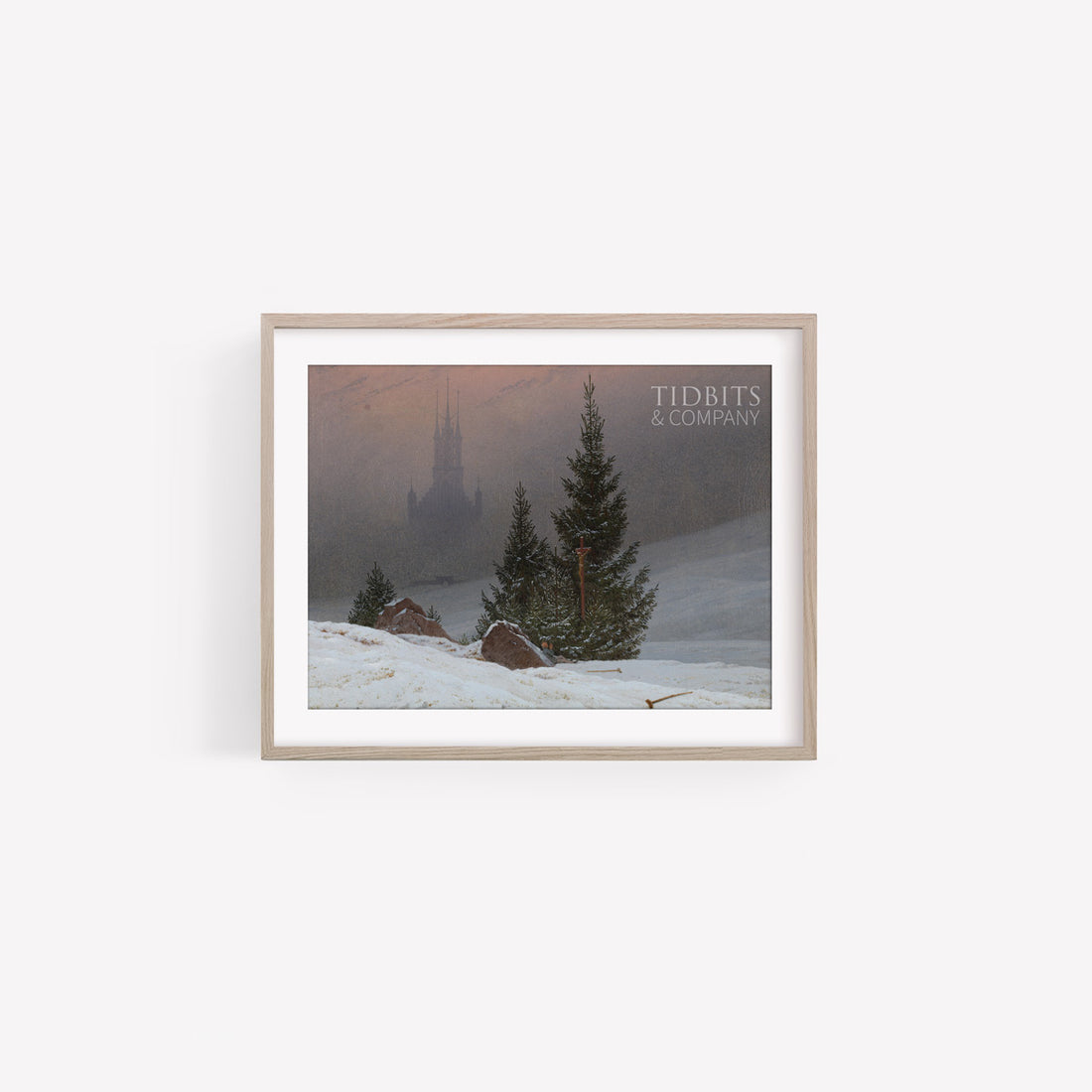 Vintage Art Print | Winter Worship